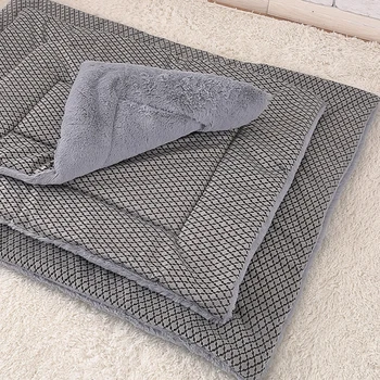 Flannel Thickened Double-sided Pet Soft Fleece Pad Blanket Mat for Puppy Dog Cat Sofa Cushion Home Rug Keep Warm Sleeping Mat 6