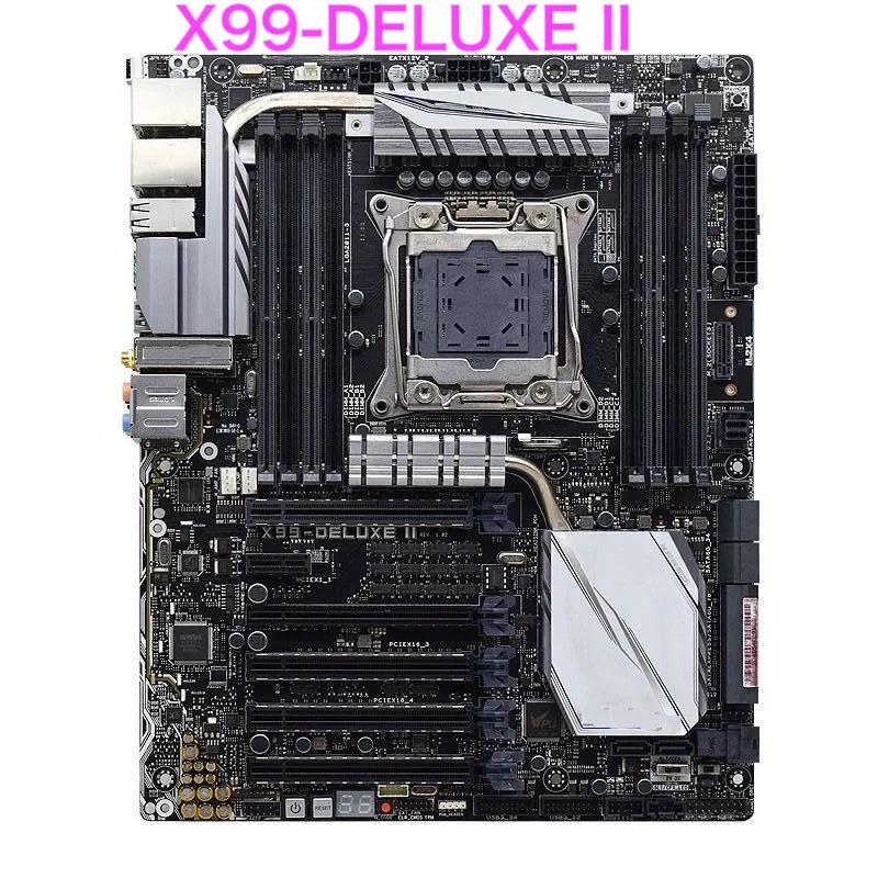 Adatto Per Scheda Madre Asus X99-Deluxe Ii Pci-E3.0 M.2 Lga 2011 V3 Ddr4 Atx X99 Scheda Madre Testata Al 100% Ok Completamente Funzionante