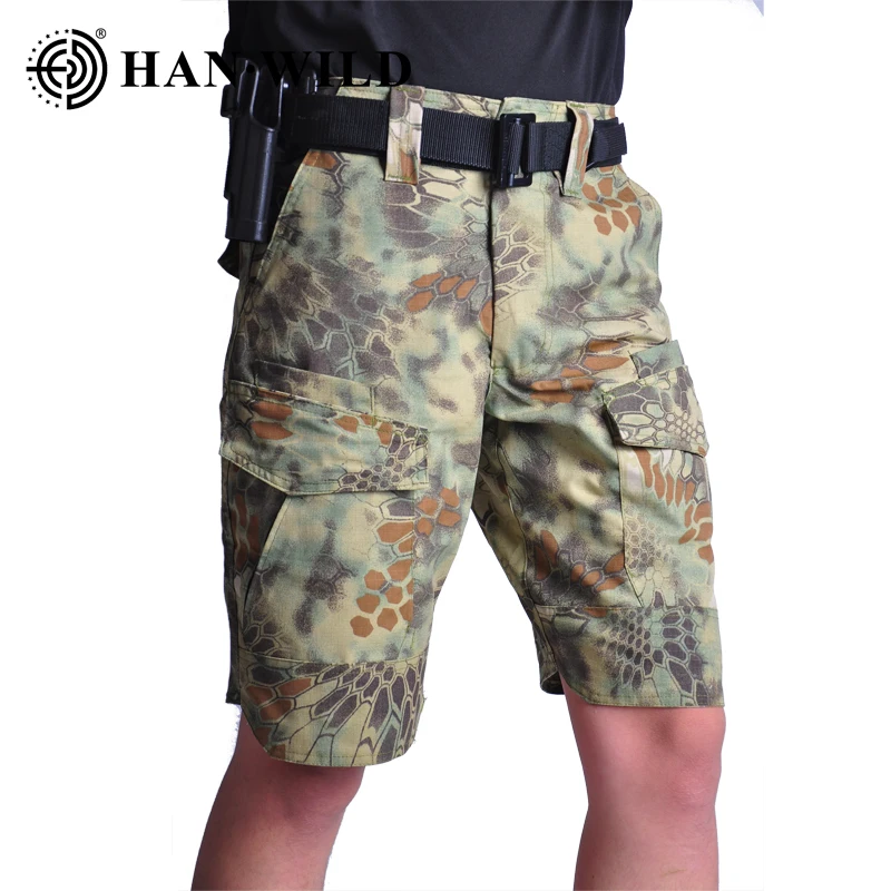 

Cargo Shorts Military Multi Pocket Tactical Shorts Mens Loose Outdoor Shorts for Men Army Camo Pants Airsoft Multicam Pants