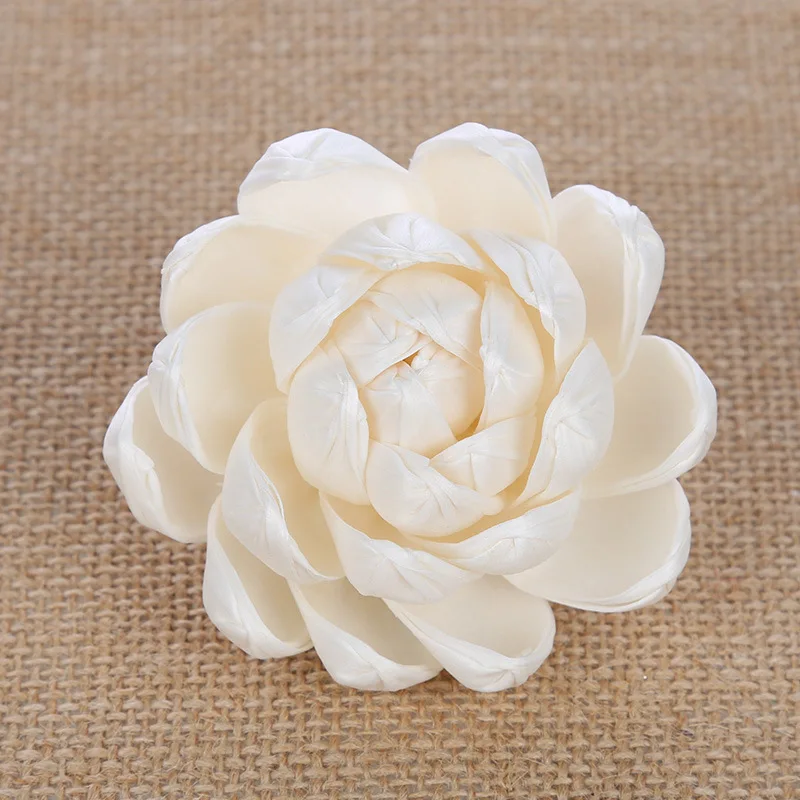 5PCS 8/10CM Aromatherapy Sola Flower Reed Diffuser Special Volatile Accessories Water Lily Dried Flower Simulation Lotus