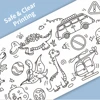Children's Drawing Roll DIY Coloring Paper Roll Color Filling Paper Graffiti Scroll Paper-cut for Kids Painting Educational Toys 2