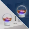 Quicksand Table Lamp, internet red hourglass decompression ornament 3D three-dimensional sand painting water painting colorful R 5