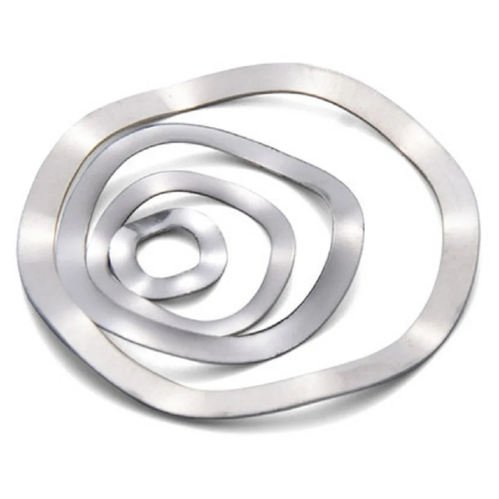 DIN137B Spring Wave Washer Three Wave Crest Wave Type Gasket Wave Washer Spring Washer Wave