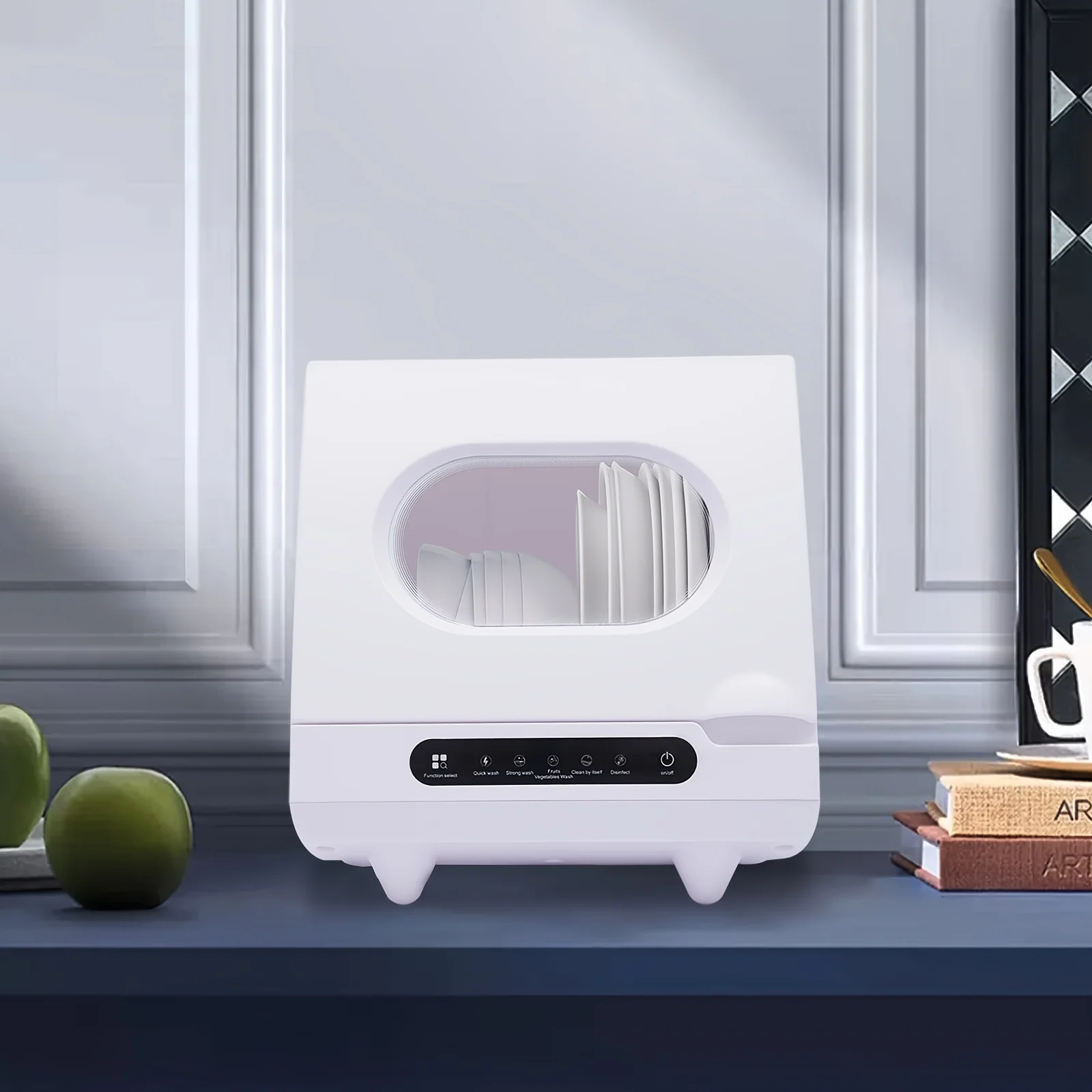 automatic small washer  electric dish washer dishwasher Washer With 360° Spray Arms installation-free 샤오미 초음파세척기 3