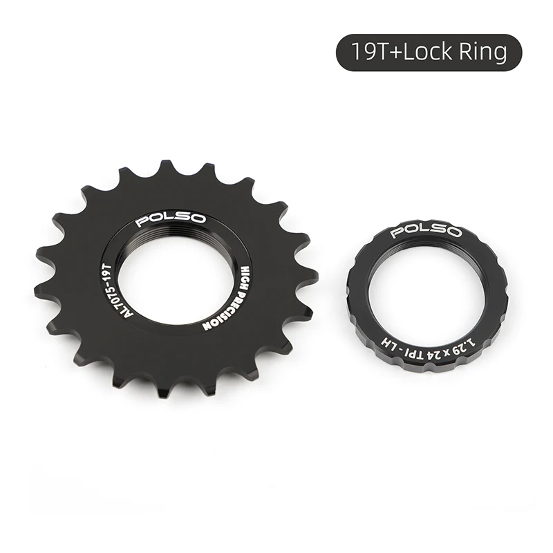 POLSO Aluminum Alloy Fixed Gear Bike Freewheel Single Speed Bicycle Cog