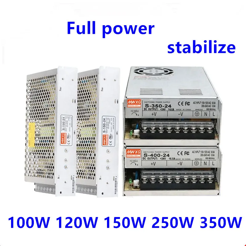 Fonte de Alimentação de Comutação cc S100 w 120w 145w 150w 250w 350w 400w S350 5v 12v 15v 24v 27v 36v 48v