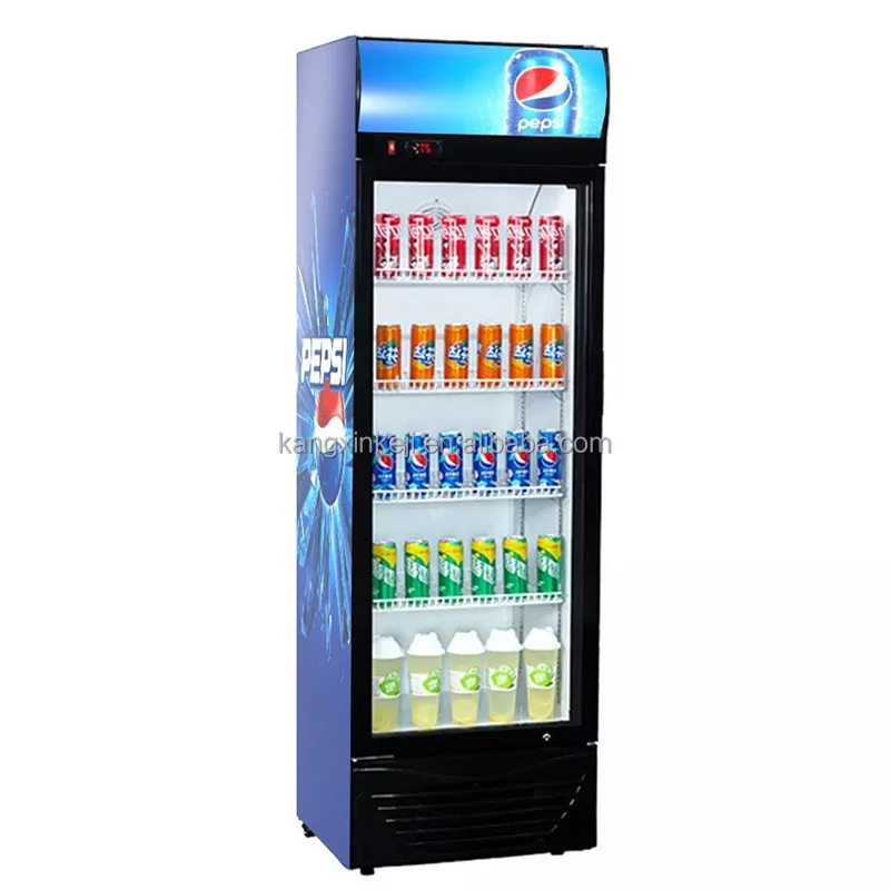 New Type Commercial Single Glass Door showcase Refrigerators