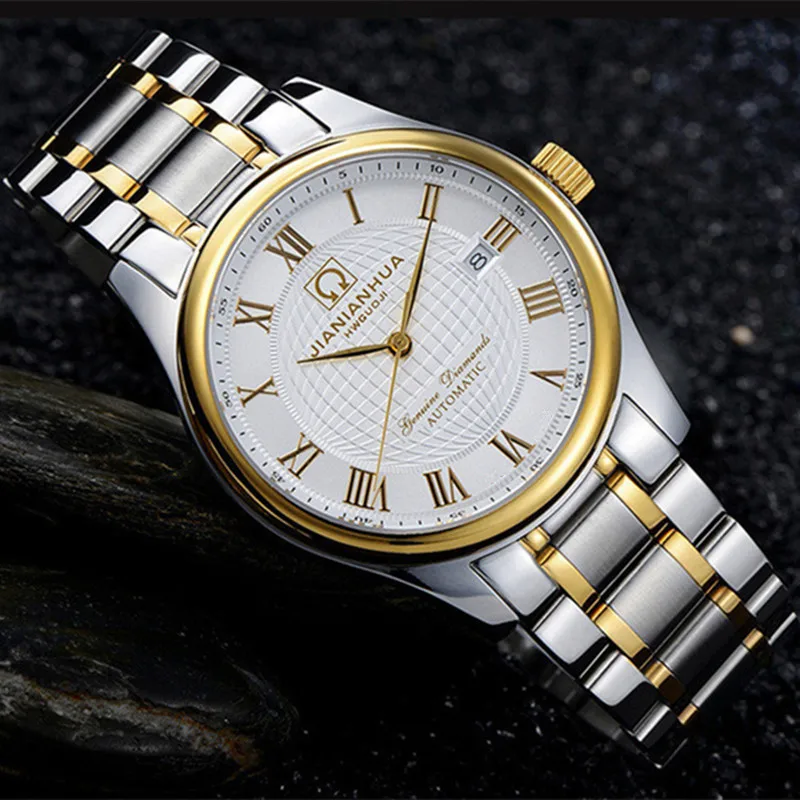 Reloj Hombre CARNIVAL Mechanical Business Watch for Men Brand Luxury Sapphire Glass Automatic Wristwatch Waterproof Montre Homme