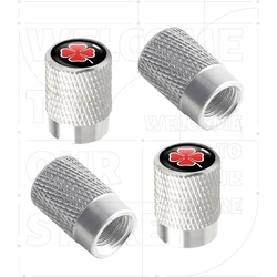 Alfa Romeo Four - Leaf Clover Logo Aluminum Tire Valve Caps - Set of 4, Waterproof and Dustproof Air Stem Covers - 1set (9)