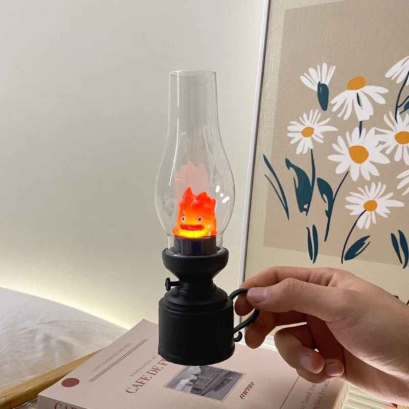 Retro Flame Table Lamp Night Light Home Decorative Flame Lamp for Desktop Vintage Flame Lighting 2