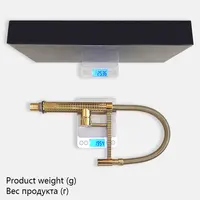 High end Spring Kitchen Faucet Brass Luxury Black Faucet for Kitchen Sink 360 ° Swivel Faucet Kitchen Accessories Sink Faucet 5