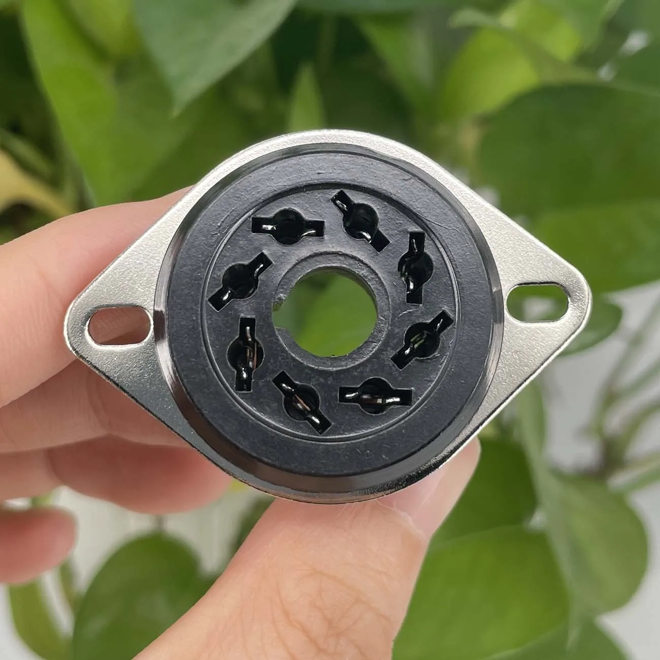 1PC 8Pin Bakelite Octal Valve Tube Socket S8WPF For 6SN7 6SL7 EL34 6V6 6L6 6CA7 GZ34 KT88 Vacuum Tube Amplifier Chassis Mount