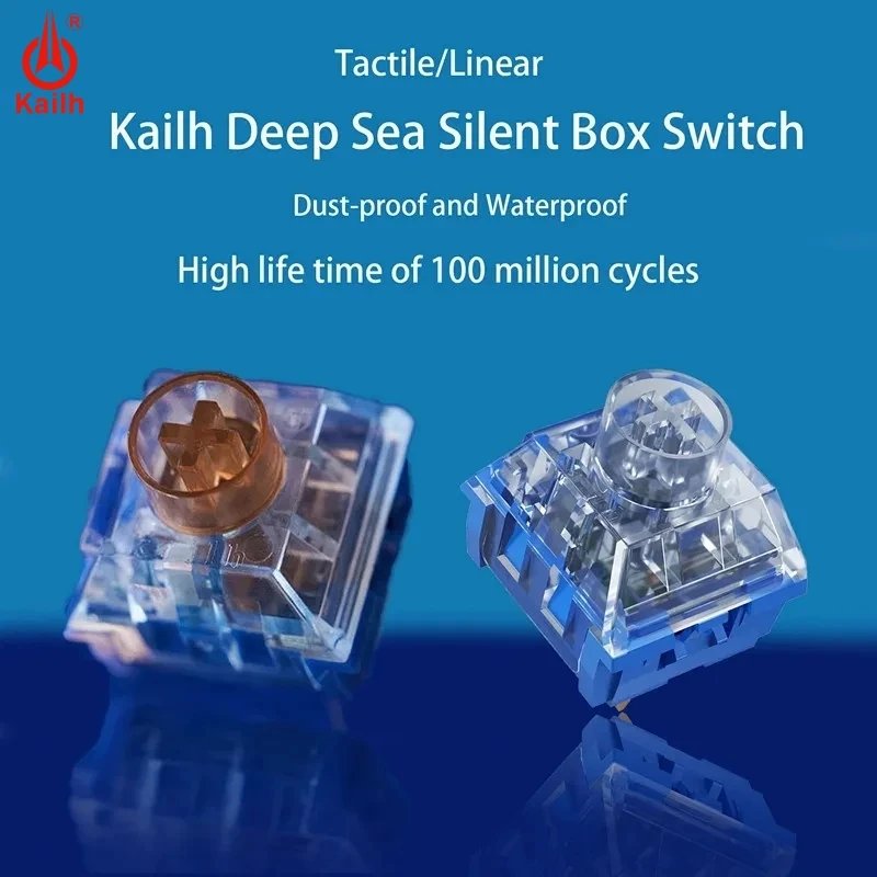 Corne V4 完成品（Kailh Deep Sea Silent Pro ） Kailh Deep Sea Silent Pro Box Switch – Keychron Australia