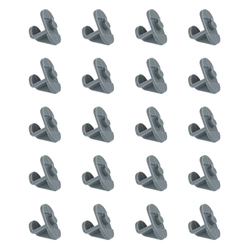 20pcs Kühlschrankregal Support Gefrierklammern Kommerzielle Küche Ersatz B03E – Detail 7