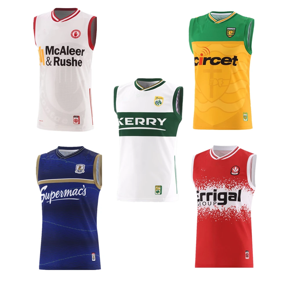 Gaa Singlet Dublin Donegal Derry Kerry Antrim Down Tipperary Kildare Tyrone Offaly singlet t-shirt