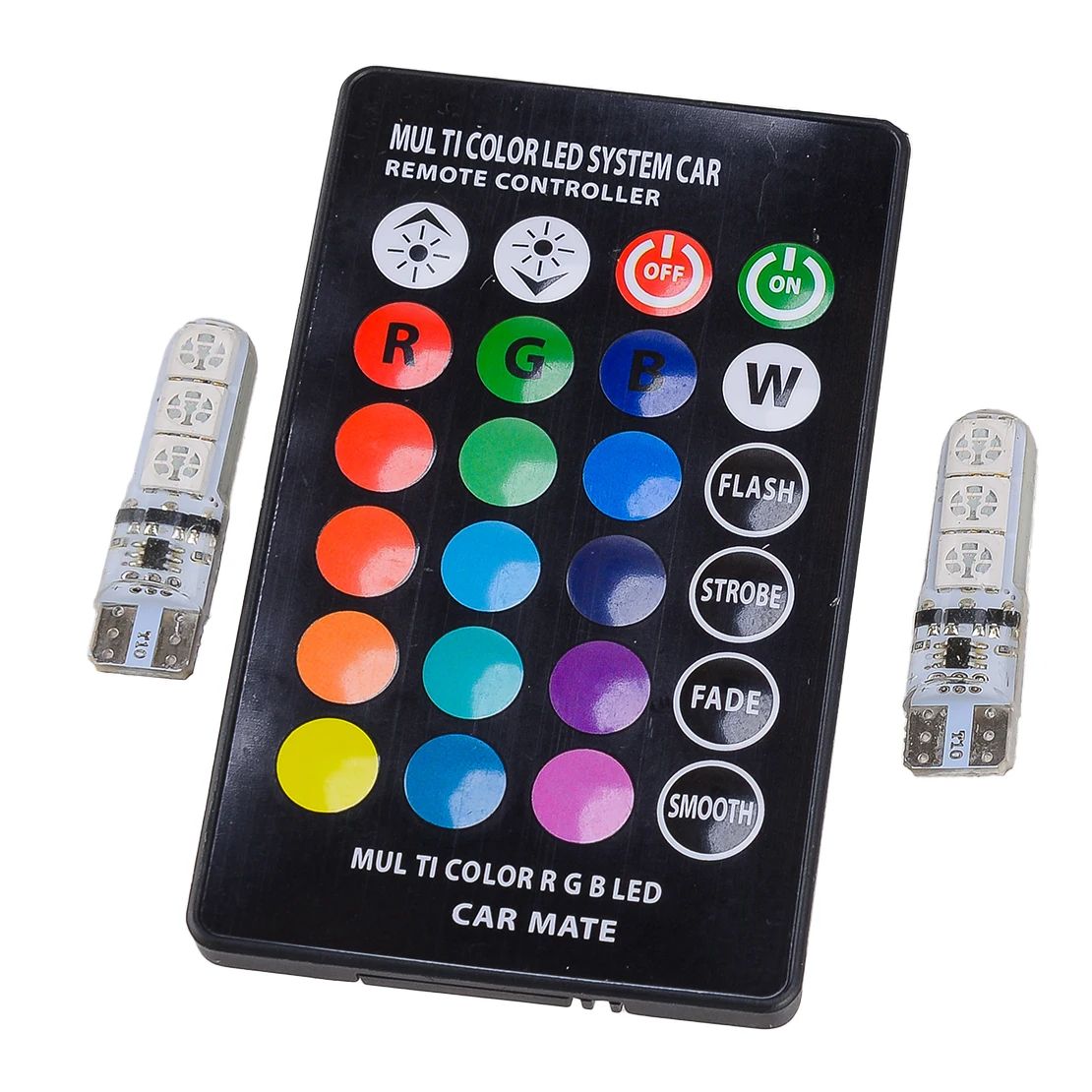 Dash Instrument Light T10 5050 RGB 6SMD Bulb Dash Instrument Gauge Cluster Light & Controller 12V Fit for Toyota Pickup 1989-1991 1992 1993 1994 1995