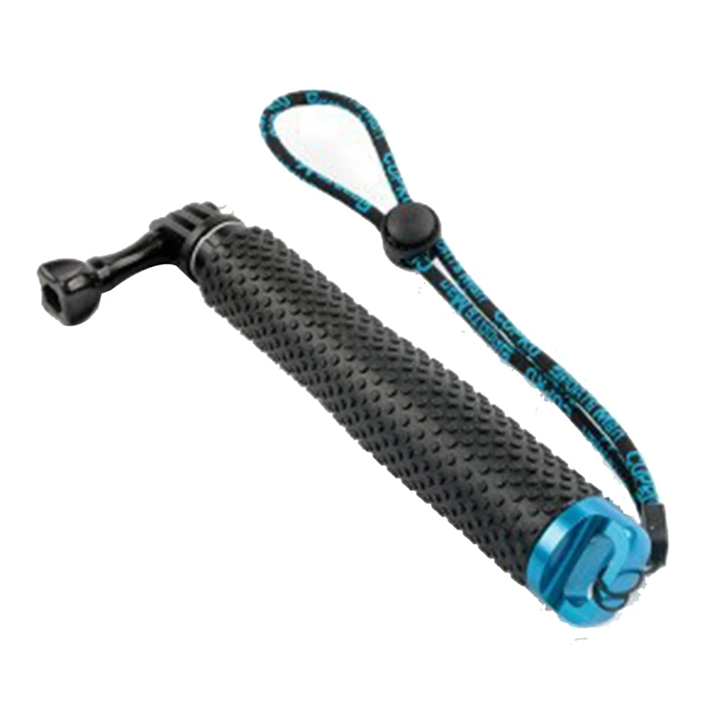 1 Pz 48Cm Sport Selfie Stick Impermeabile Palmare Sport Selfie Stick Per Go Pro Hero 9 8 7 6 5 4 3 Osmo Action Nero + Blu