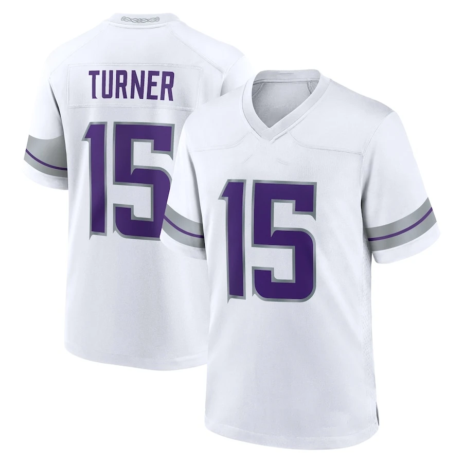 thumbnail image 1 of Camisetas de fútbol bordadas personalizadas de Minnesota para hombres, mujeres y jóvenes, camisetas de fútbol de Jefferson McCarthy Hockenson, 1 of 5