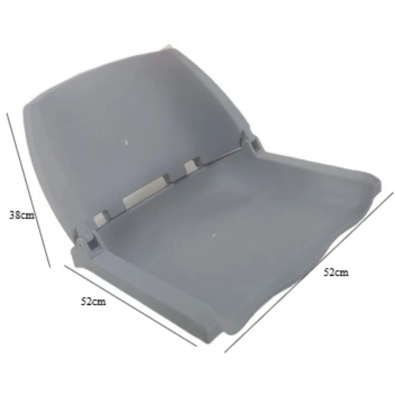 Set Sedile da Barca Pieghevole 4 pz con Schienale Basso