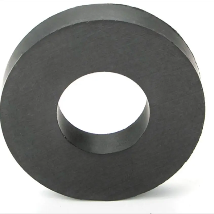 

2Pcs Ring Ferrite Magnet 70x10 mm Hole 32mm Permanent Magnets 70mm x 10mm Black Round Speaker Ceramic Magnetic 70*10 70-32x10mm