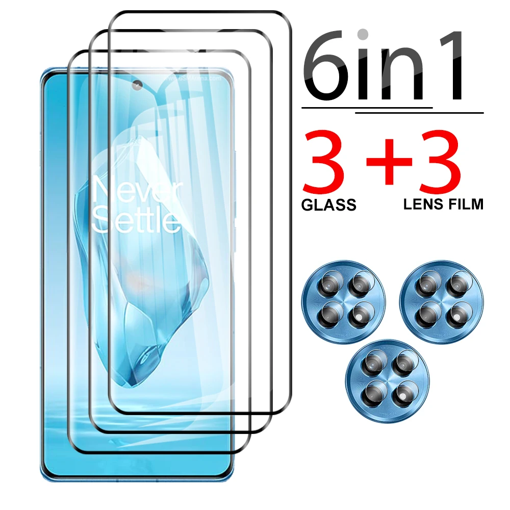 

6in1 screen protector For OnePlus 12R 2024 oneplus12 12 r R 12 Camera Glass 6.78 inches 20D 3D Curved protective glass