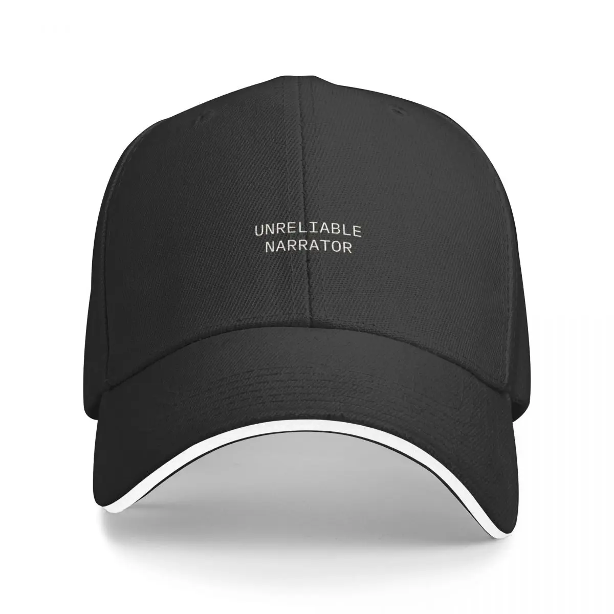 

unreliable narrator Baseball Cap Military Cap Man Kids Hat Sunhat Trucker Hats For Men Women's