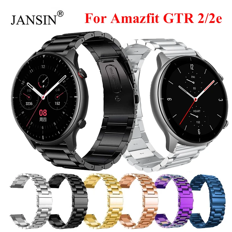 Ремешок для Huami Amazfit GTR 2 2e браслет gtr2 нержавеющая сталь быстросъемный ремешок