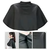 Hair Dye Tools Short Square Black Waterproof Hairdressing Salon Barber Hair Cutting Cape Cloth Wrap Hairdressing Cape Barber 2