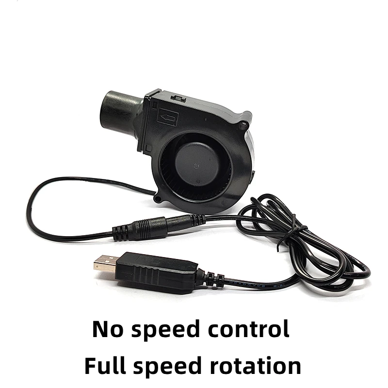 Ventilateur Portable USB Pour Barbecue - 7 Cm, 5V, Faible Bruit - Pour Camping, Pique-nique, Cuisson En Plein Air