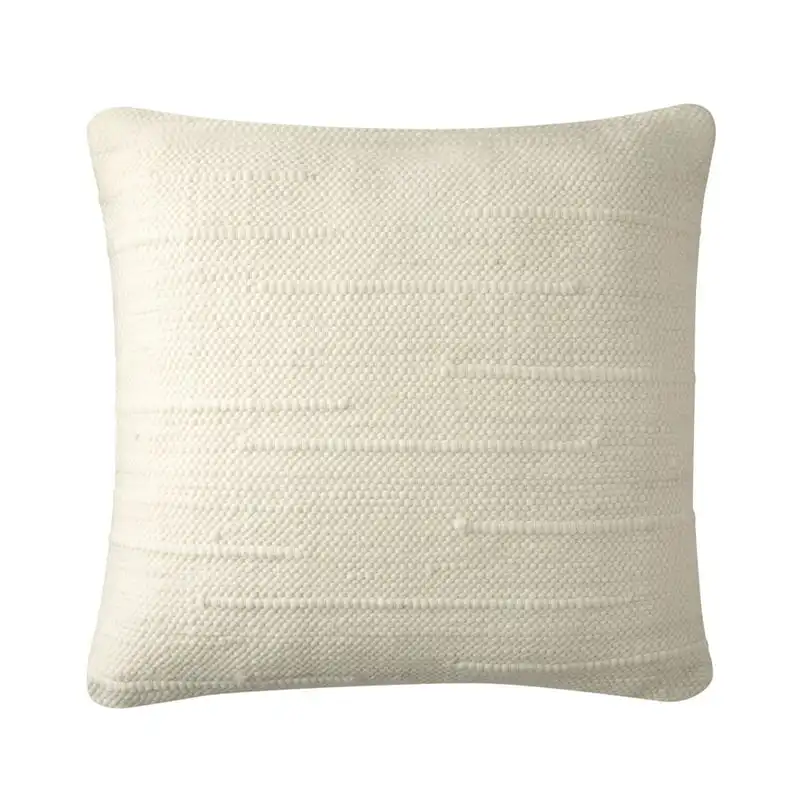 

Ivory Paper Chindi 24" x 24" Pillow by Dave & Jenny Marrs