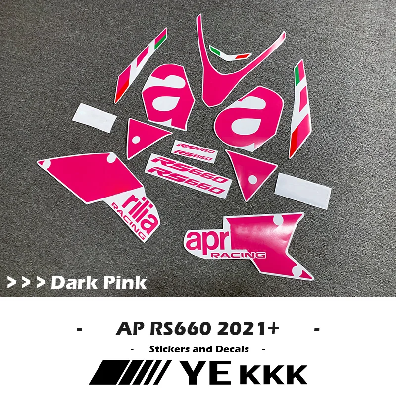 For Aprilia RS660 RS 660 2020 2021 2022 2023 New OEM Replica Special Color Fairing Shell Sticker Decal ALL Logo