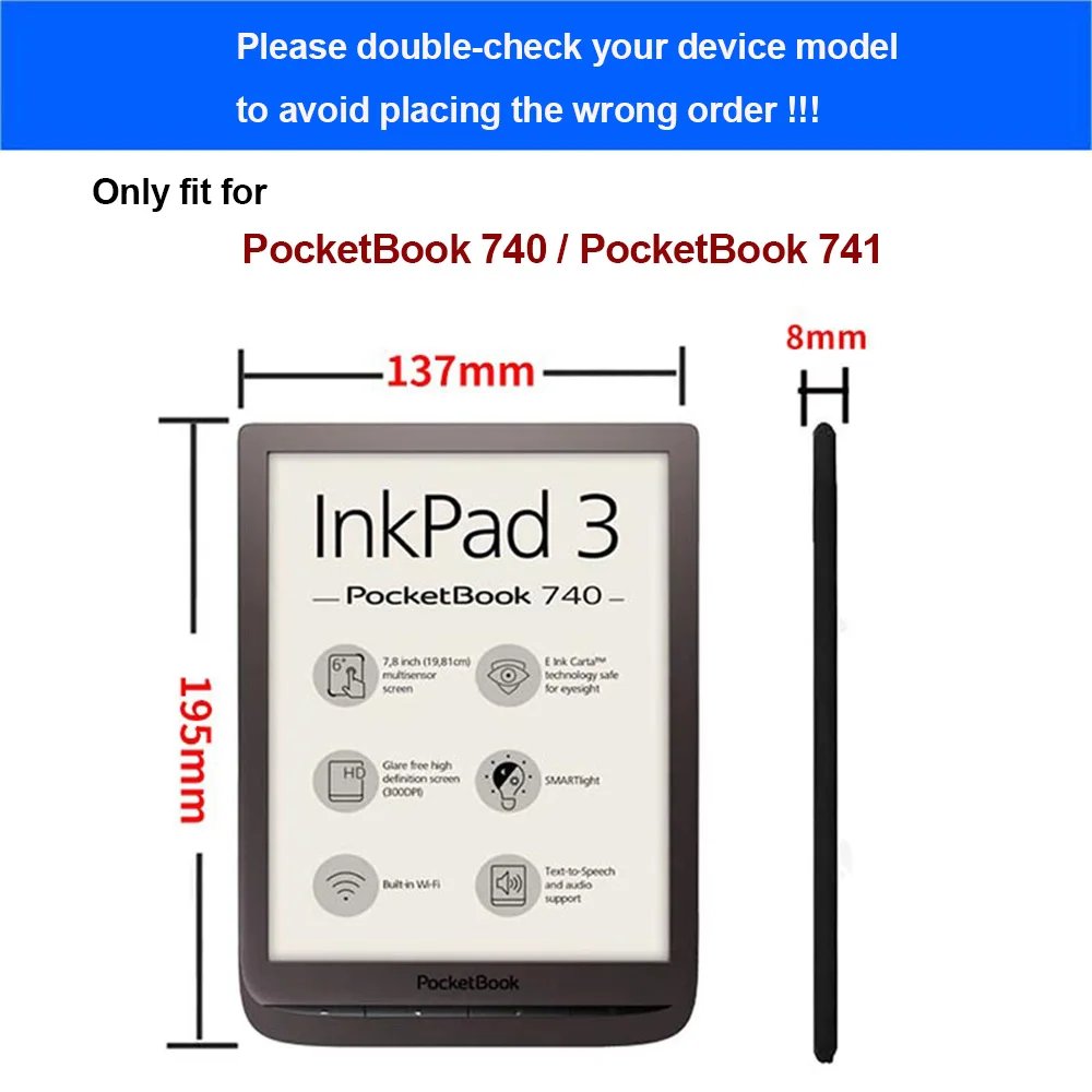 Elegant Leather Smart Cover with Magnetic Auto Sleep & Awake Feature