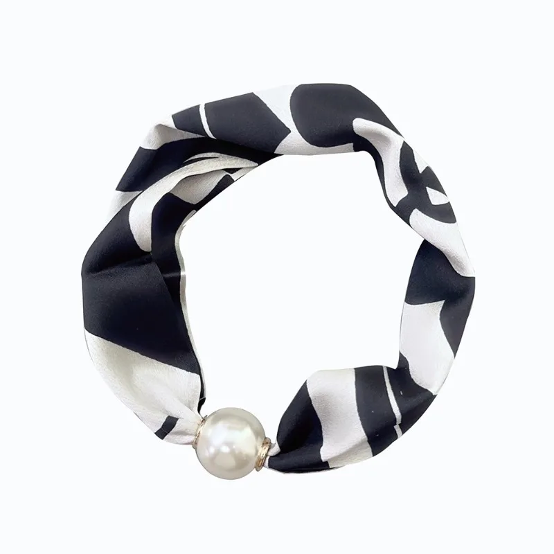 Necklaces Pearls Magnetic Buckles Scarves Short Collarbones Clothing Accessories Neck Protection Scar Covering Women's Scarves 5