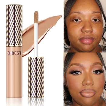 Heallor Full Coverage Spots Liquid Concealer Cream Waterproof Cover Acne Marks Dark Circles Contour Foundation Brighten Facial M