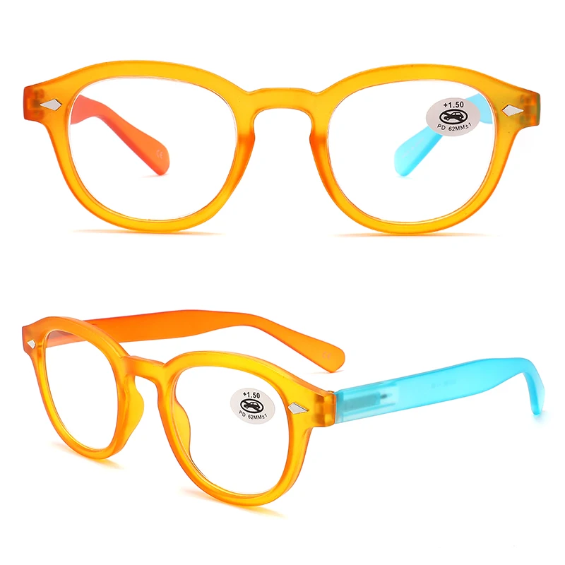 Stylish Unisex Reading Glasses with Spring Hinges - Fashionable & Affordable