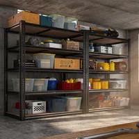 2500LBS Garage Shelving 72''H Storage Shelves Heavy Duty Shelving 5 Tier Metal Shelves for Garage Shelves Adjustable Shel 2