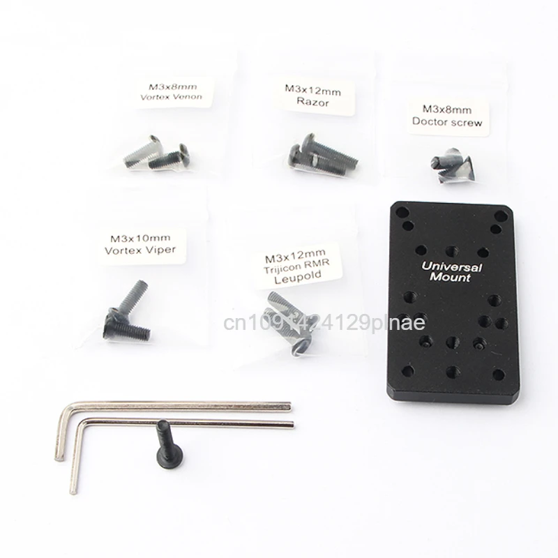 G ock Pistol Rear Sight Red Dot Mounting Plate Kits Fit All G ock Pistol Models Except G21/G42/G43 Tactical Handgun Accessories