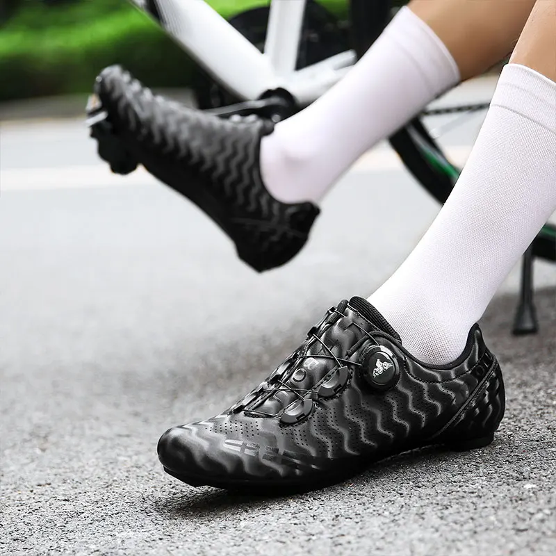 Road bicycle shoes Mtb Men Racing Bike Shoes Self-Locking Speed Bicycle Sneakers Mountain Road Cycling Footwear Women Spd Cleats 5