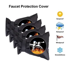 

2PC Antifreeze Protective Faucet Cover Outside Waterproof Winter Garden Faucet Freeze Protection Reusable Outdoor Tap Protector