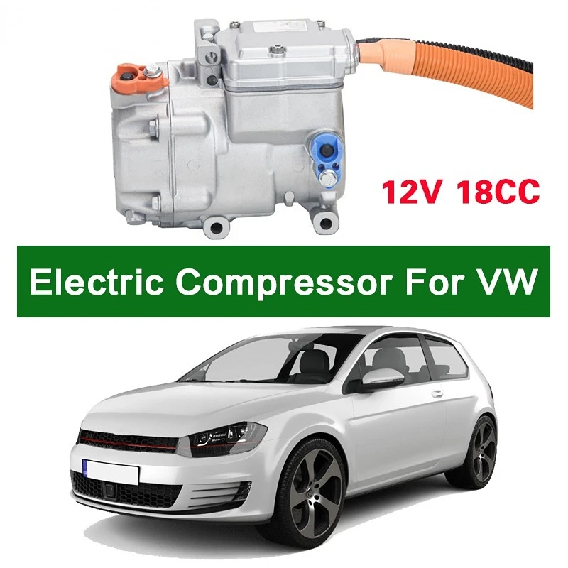 

For VW Polo Passat T5 Golf 4 5 6 7 MK2 MK3 MK4 MK5 Air Conditioning AC Compressor 12V DC Electric Compressor