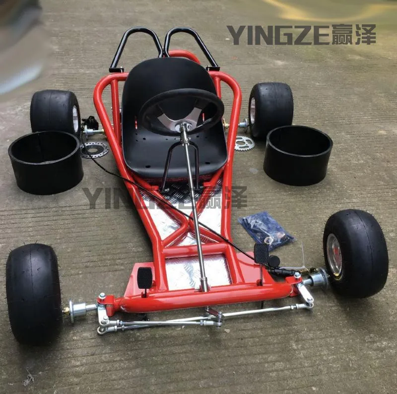 

Quad bike drift kart accessories full set frame body front steering, rear axle rear axle 5 inch tires