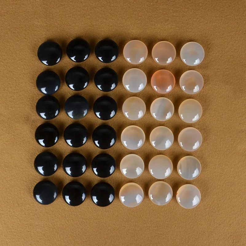 자연 붉은 심장 마노 양면 볼록 이동 세트 Gomoku 어린이 퍼즐 경쟁 선물 22*9 Настольная Игра Gry Rodzinne