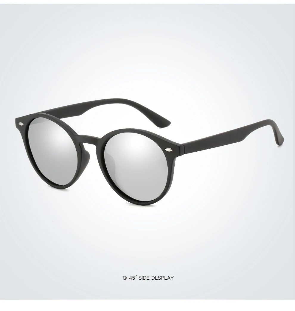 Modische Runde Sonnenbrille für Damen und Herren Klassische Vintage Fahr- und Reisesonnenbrille Kreisförmige Ovale Marken-Designer-Brille – Detail 18