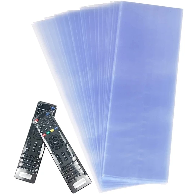 Upgrade your remote control protection with the Transparent Shrink Film Bag.