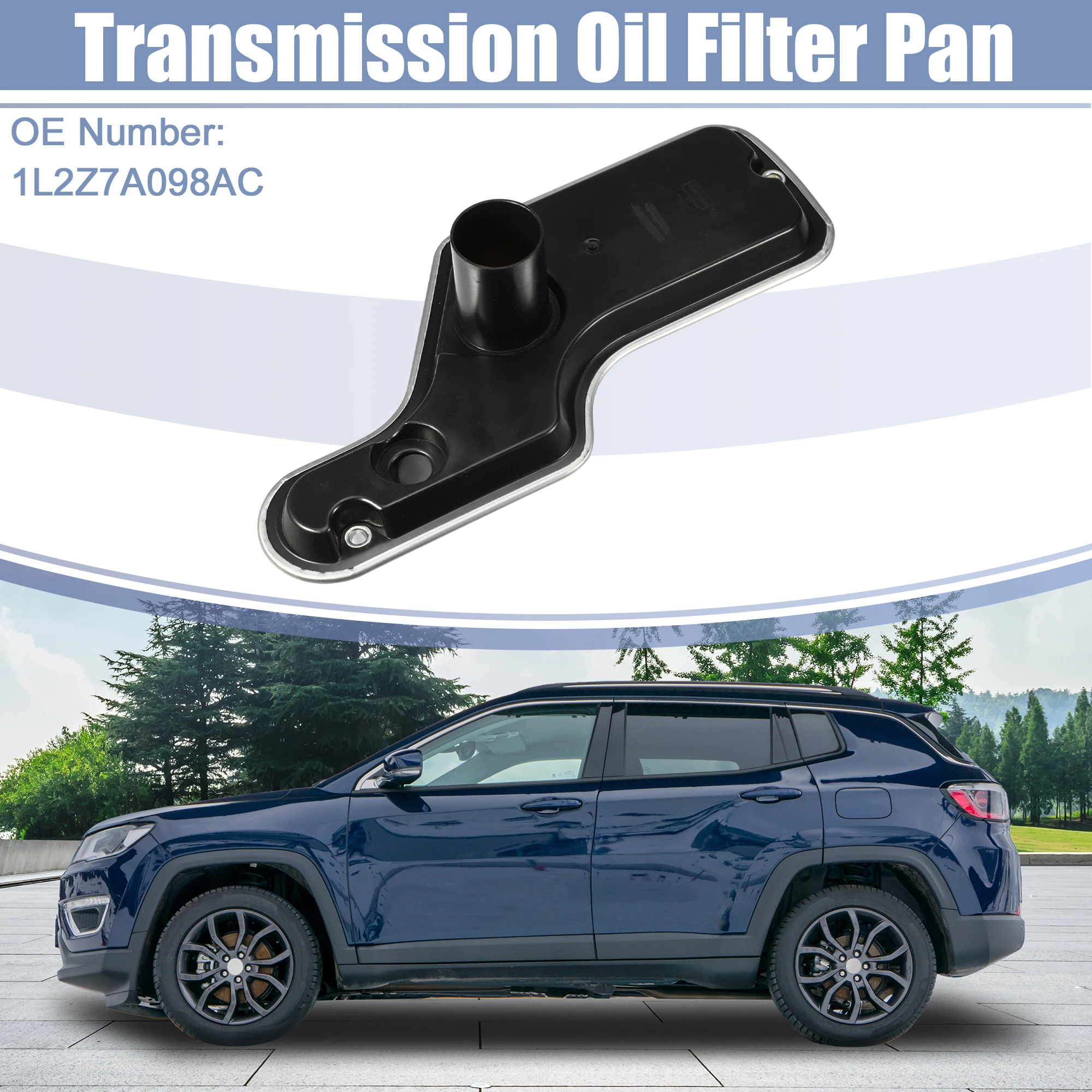 X Autohaux No.1L2Z7A098AC Transmission Oil Fluid Filter Pan for Lincoln Aviator Base 4.6L 2003-2005 for Ford Explorer XLS 4.0L
