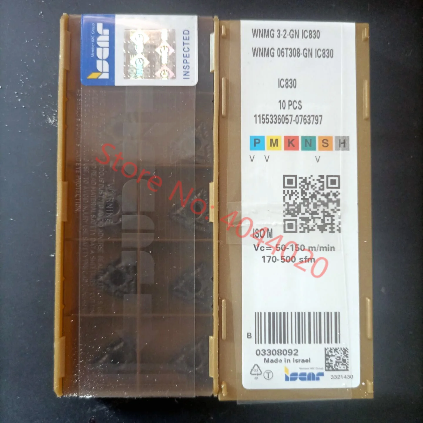 

ISCAR WNMG3-2-GN WNMG06T308-GN IC830 Carbide Inserts CNC Lathe Turning Tool Carbide Blade Cutting 10PCS