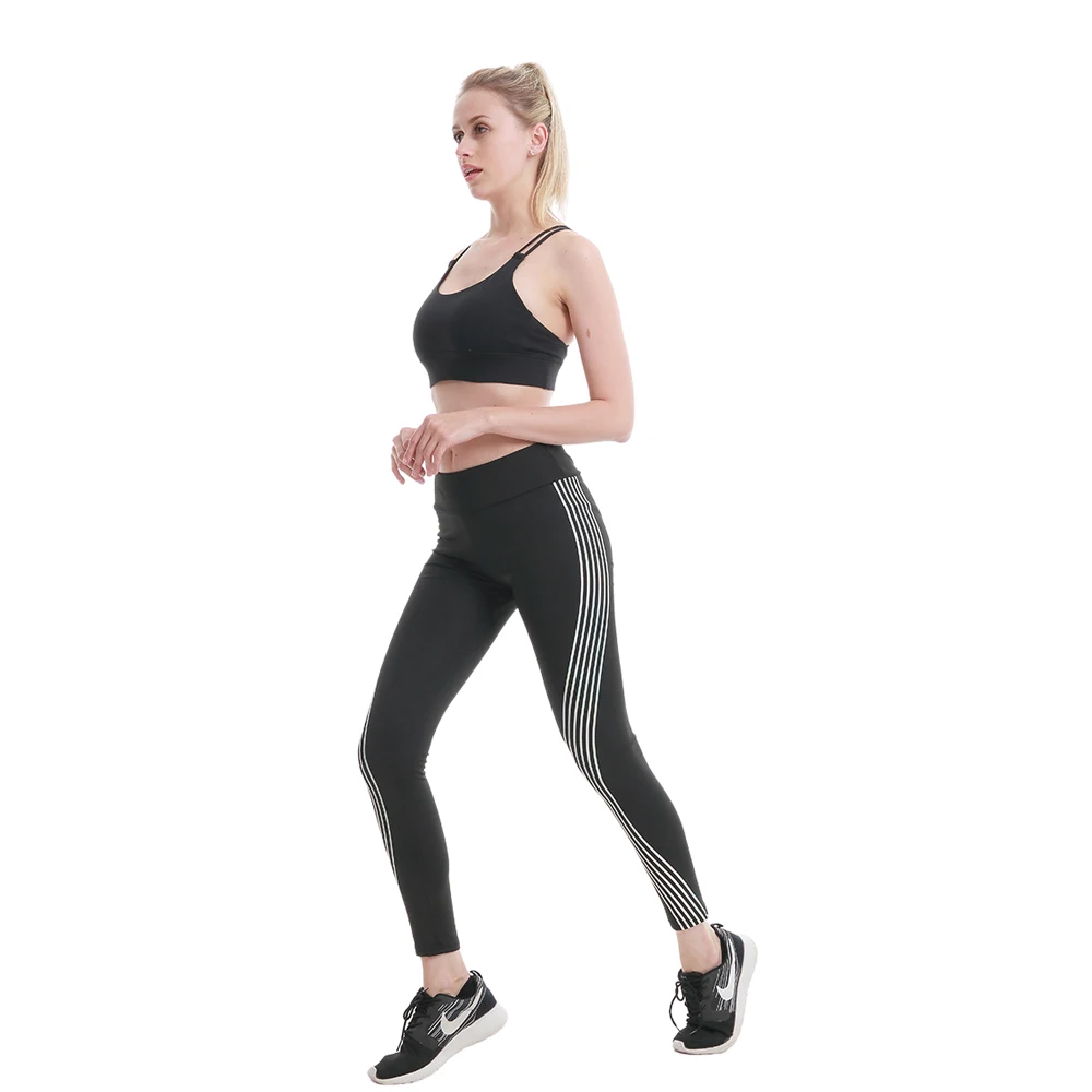 Funny dance Noctilucent Yoga Leggings Quick Dry Yoga Pants Women Leggins Sport Women Fitness Night Glowing Tights Leggings