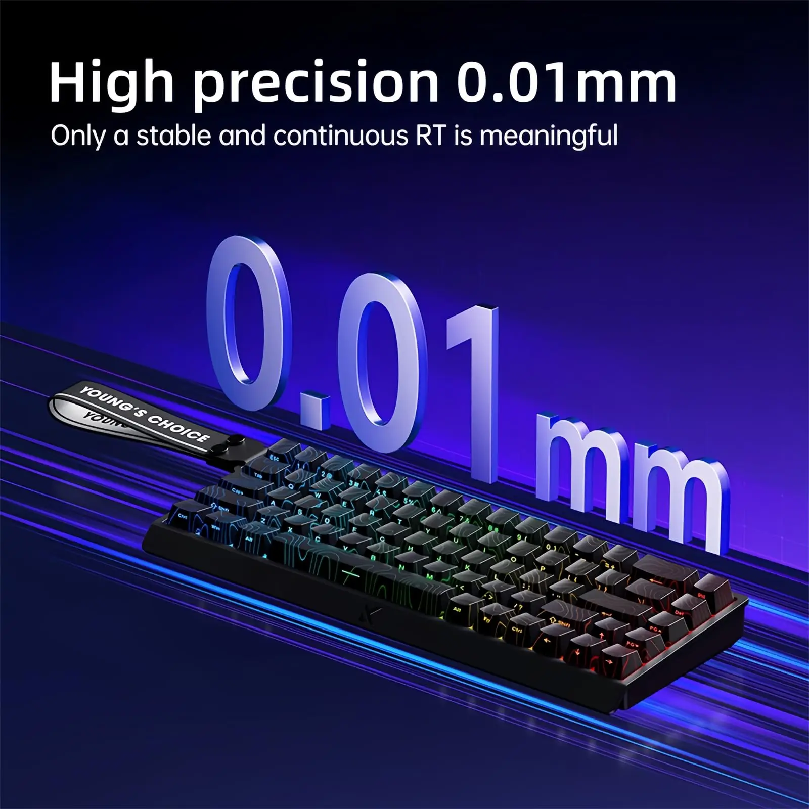 MCHOSE ACE 68 Magnetic Switch Gaming Keyboard Hall Effect Rapid