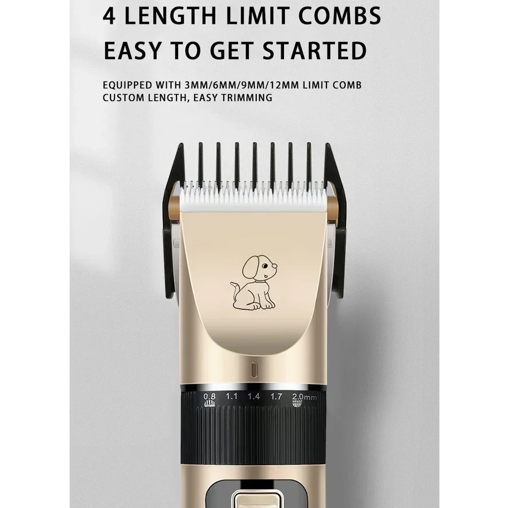 

Machine Cutting Clipper Set Kit Animals Electrical Shaver Professional Dog Grooming Rechargeable Pet Cat Hair Trimmer
