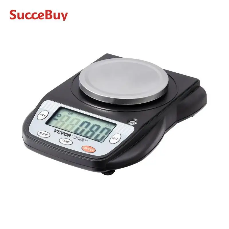 SucceBuy Analytical Balance 600x 0.01g Accuracy High Precision Lab Scale LCD Display Digital Jewelry Weighing Scale for Jewelry